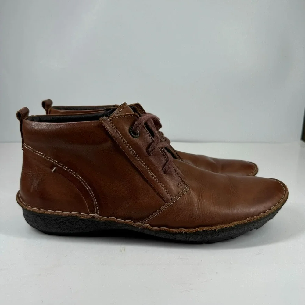 Pikolinos Chile Men's 9/42 Brown Leather Comfort Handcrafted Chukka Ankle Boots